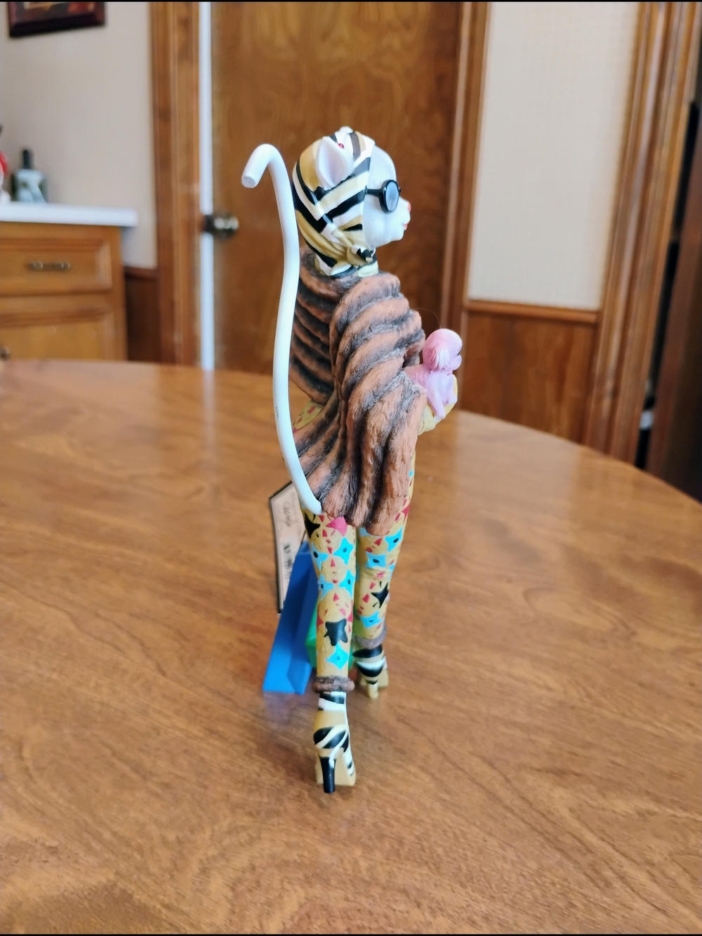 Margaret Le Van "Kitty-O" Handcrafted Ceramic Cat Figurine By Artisan Flair Inc - Picture 3 of 11